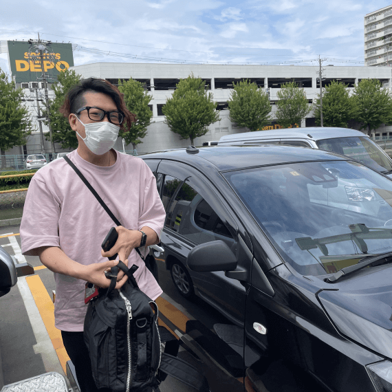 車移動の様子