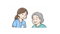利用者さまへの訪問を表すイラスト